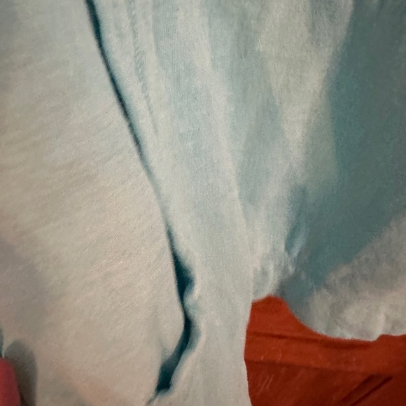 T by Talbots Sweatshirt Mint Green Cowl Neck Drawstring Kangaroo Pocket Sz XL - Picture 5 of 9